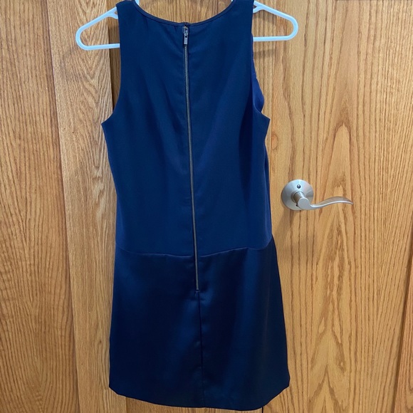 Banana Republic drop waist dark navy blue dress - Picture 3 of 6